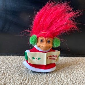 Troll doll Christmas carols
